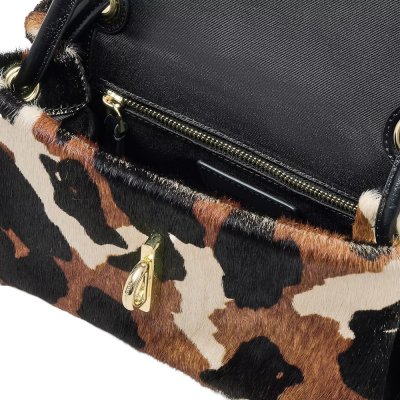 THE COW HAIRCALF MINI DUAL SHOULDER BAG